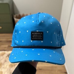 Nike Blue Golf Cap with White Accents